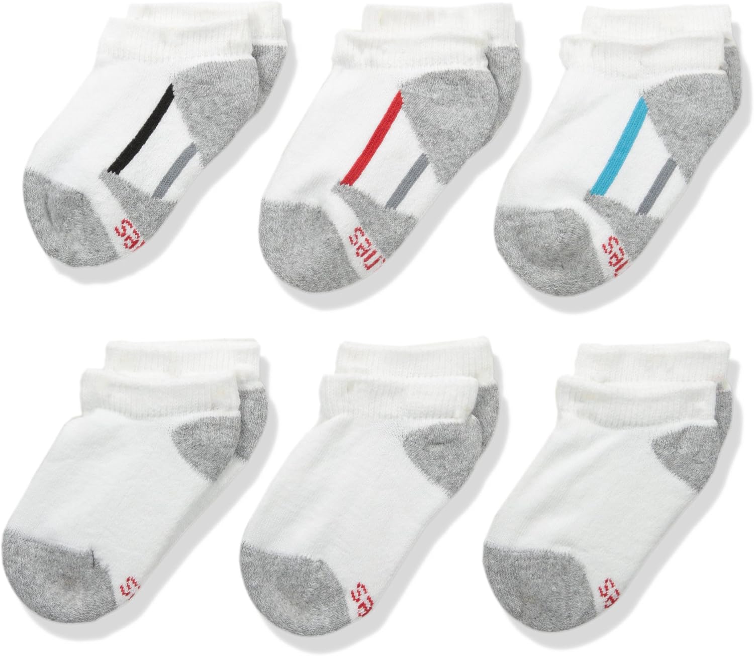 Hanes Big Boys' 6 -Pack No Show Socks