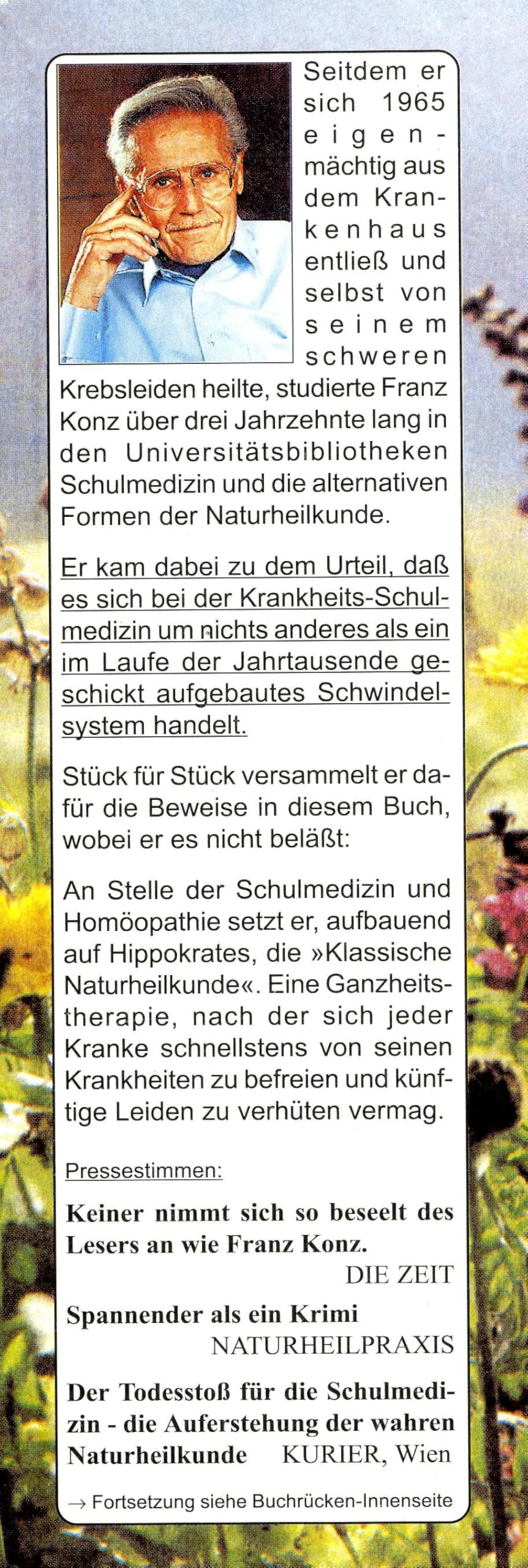 Der grosse Gesundheits-Konz: UrMedizin. Besiegt Krebs, Rheuma, Fettsucht, Allergie und chronische Leiden ...und hält für immer fit, schlank und gesund