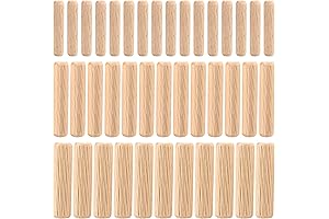 90 Pcs Wood Pegs for Shelves in M6, M8, M10 Sizes for...