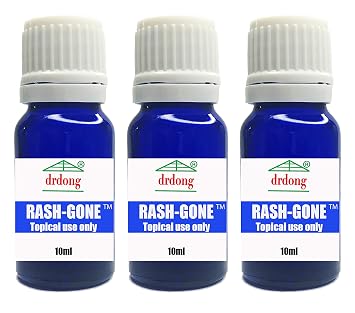 drdong-RashGONE 3 PACK-Baby Diaper Rash Oil with Egg Extract for Diaper Rash Relief