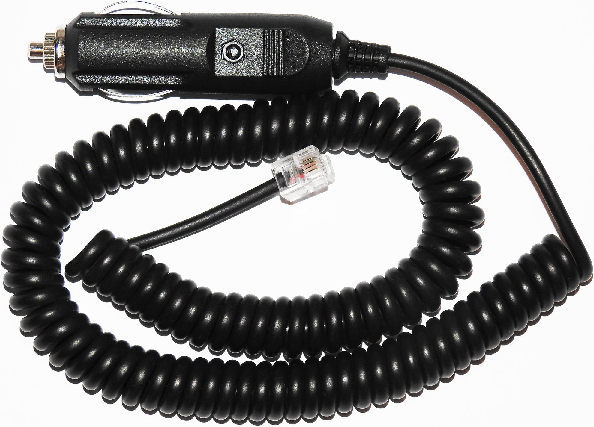 Coiled Power Cord for Beltronics / Escort / V1 Radar Detectors