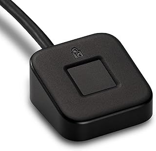 Kensington VeriMark Lector de Huella Dactilar para Escritorio, Identificador de Usuario, Tecnología de Reconocimiento Portátil para tu Ordenador, Negro - K62330WW