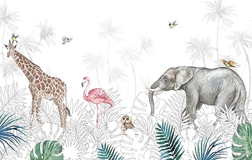 Miniatura 7 de WS Wallpaper Papel tapiz autoadhesivo para pared, diseño de aviones y globos en el cielo, vinilo autoadhesivo, decoración de habitación de bebé,