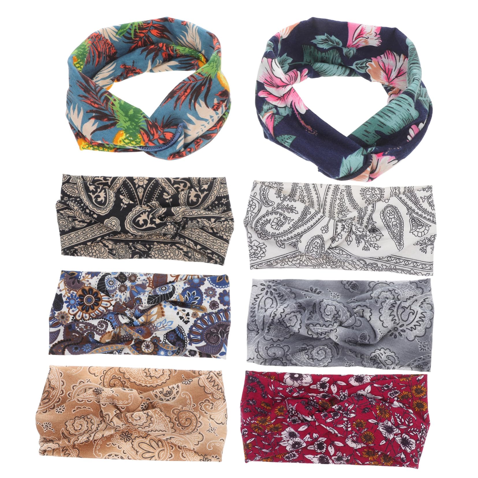 Didiseaon 16 Pz fascia da yoga Fascia assorbente per sudore Cerchietto yoga antiscivolo Cerchietto fitness antiscivolo antisudore Fasce per portatili per tessuto