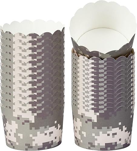 Miniatura 335 de Restaurantware Panificio Premium - Taza de papel Kraft de 10 onzas para hornear, tazas de papel para hornear, perfectas para magdalenas, cupcakes