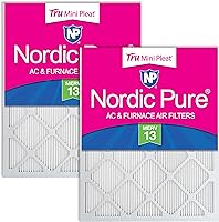 Vista 105 de Nordic Pure 20x20x1 (19 1/2 x 19 1/2 x 3/4) Filtros de aire plegados MERV 12, paquete de 6