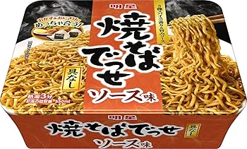 Amazon.co.jp: 明星 焼そばでっせ ソース味 99g ×12個 : 食品・飲料・お酒