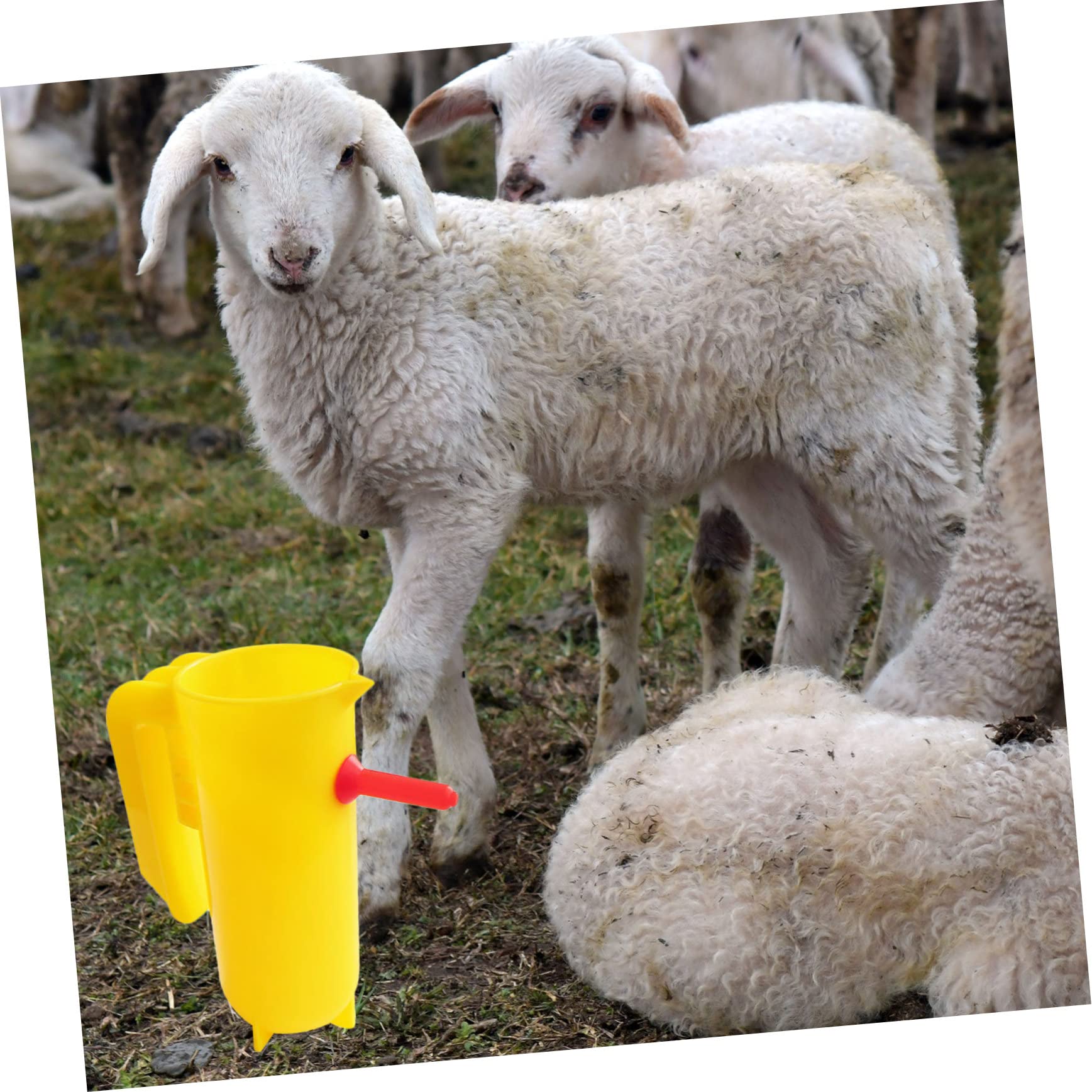 UPKOCH 5 Ensembles Biberon Biberons Biberons Biberon De Lait Tétine De Biberon Pour Animaux Tétine De Biberon Pour Vache Accessoire D'Alimentation Pour Agneau Tétine 3 pièces * 5