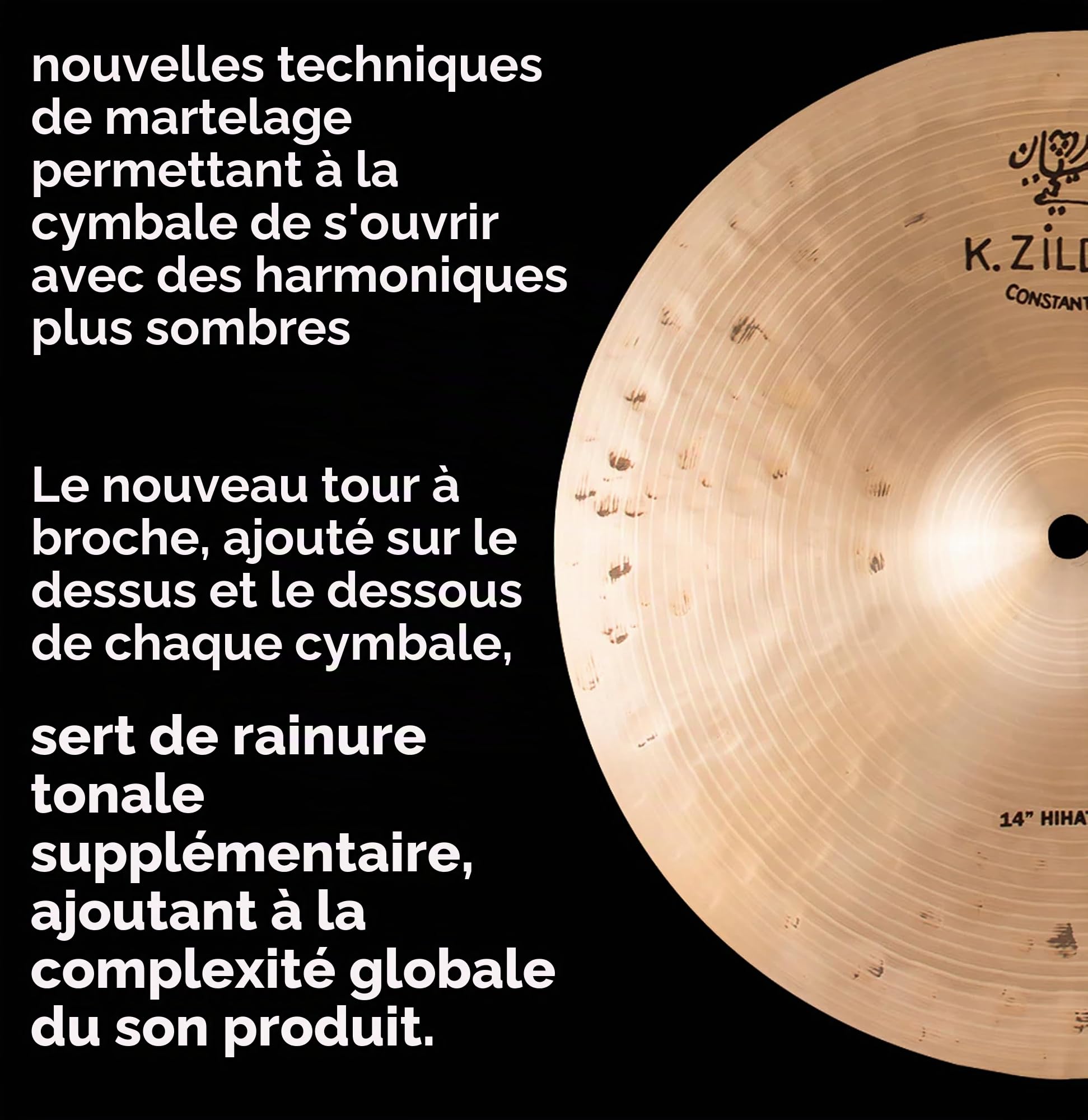 Zildjian K Constantinople Series - 14" Hi-Hat Cymbals - Pair