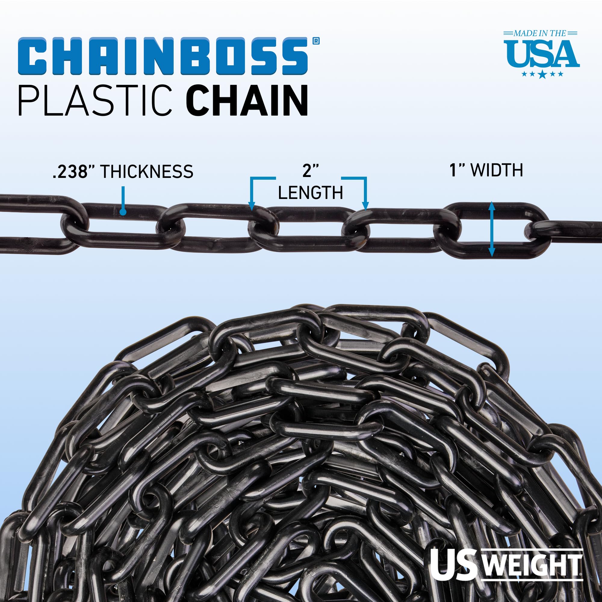 Amazon.com: US Weight Security Chain with Plastic Chain