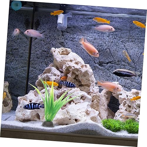 Miniatura 7 de 10 piezas de acuario paisajismo decoración de acuario plantas de plástico plantas de acuario agua viva decoración de acuario paisaje decoración