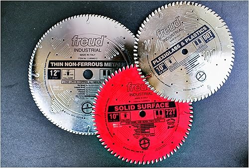 Miniatura 10 de Freud LU77M012 - Hoja de metal no ferroso de 12 pulgadas multicolor tamaño único