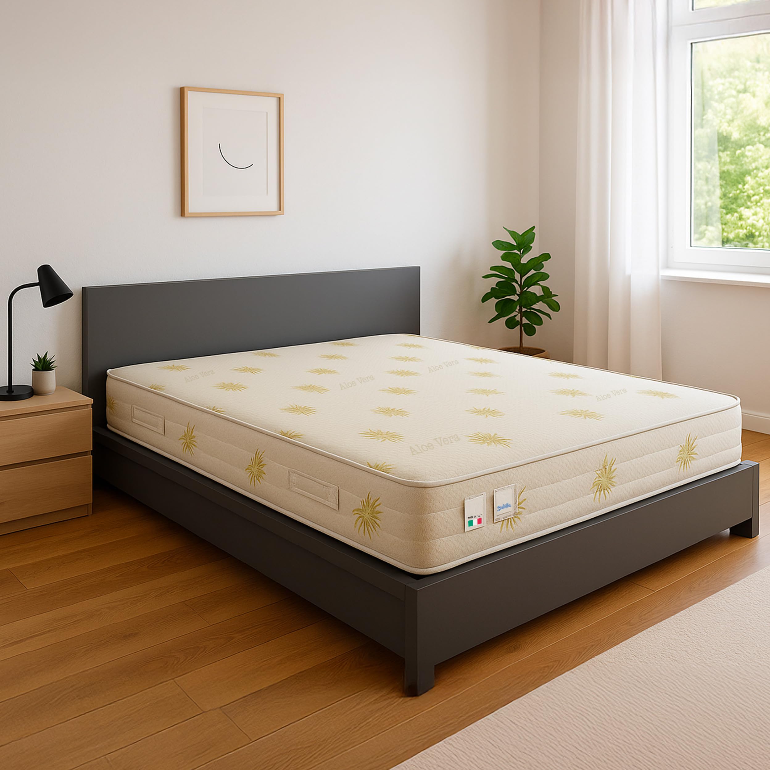 Baldiflex Emporio Matratze aus Memory-Schaum fr Doppelbett, mit Aloe Vera- Bezug, Gre 160 x 200 x 25 cm : Amazon.de: Kche, Haushalt & Wohnen