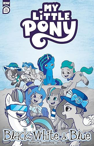 My Little Pony Black, White & Blue