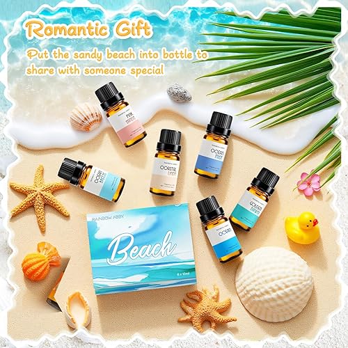 Miniatura 28 de RAINBOW ABBY Juego de aceites aromáticos para caballeros, cuero, ron de laurel, madera de teca, cedro, tabaco dulce, sándalo para aromaterapia