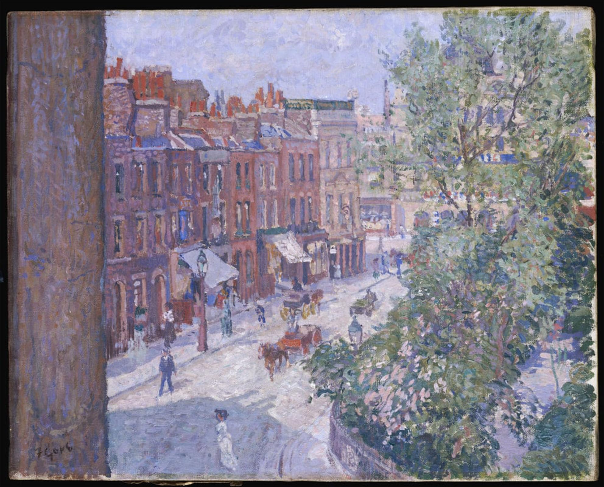 Cuadro premium Mornington Crescent de Spencer Frederick, lienzo artístico de alta calidad 60x90cm 5