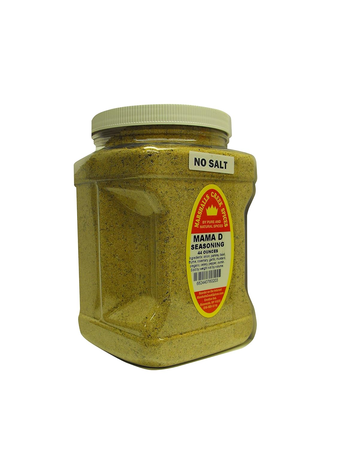 Family Size Marshalls Creek Kosher Spices (st24) Mama D No Salt Seasoning, 44 Ounce