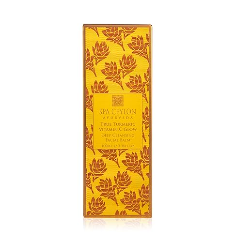 Miniatura 3 de SPA CEYLON True Turmeric Vitamin C Glow Deep Cleansing Facial Balm  para piel normal a seca  Ayurveda  para manchas  pigmentada  y piel desigual