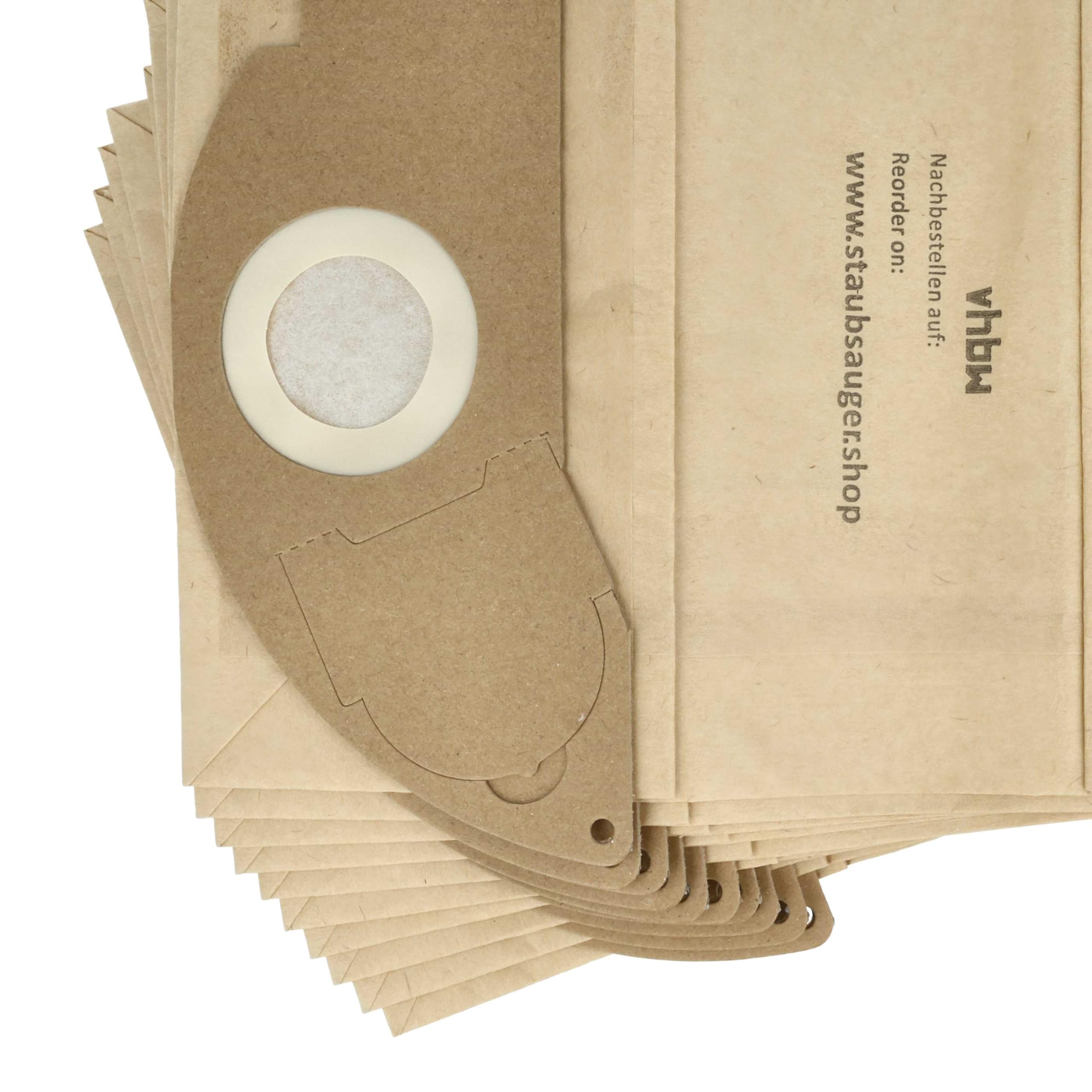 Vhbw 10 Sacchetti In Carta Per Kärcher A 2001, K 2001, NT 2001 E NT 3011 – 56x28,35 Cm, Altamente Resistenti