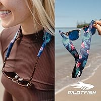 Vista 4 de Pilotfish Sujetador de neopreno para anteojos de sol, correa para lentes - Premium, ligero, tamaño perfecto para hombres y mujeres