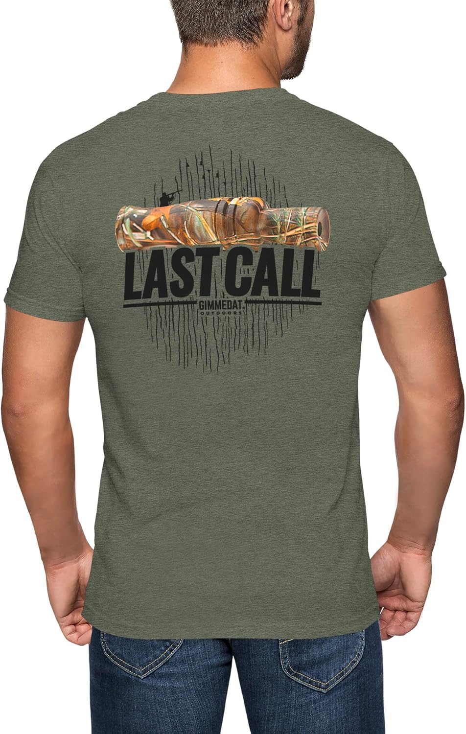 GIMMEDAT Last Call Duck Hunting Short Sleeve Outdoor Shirt Men Women Gift