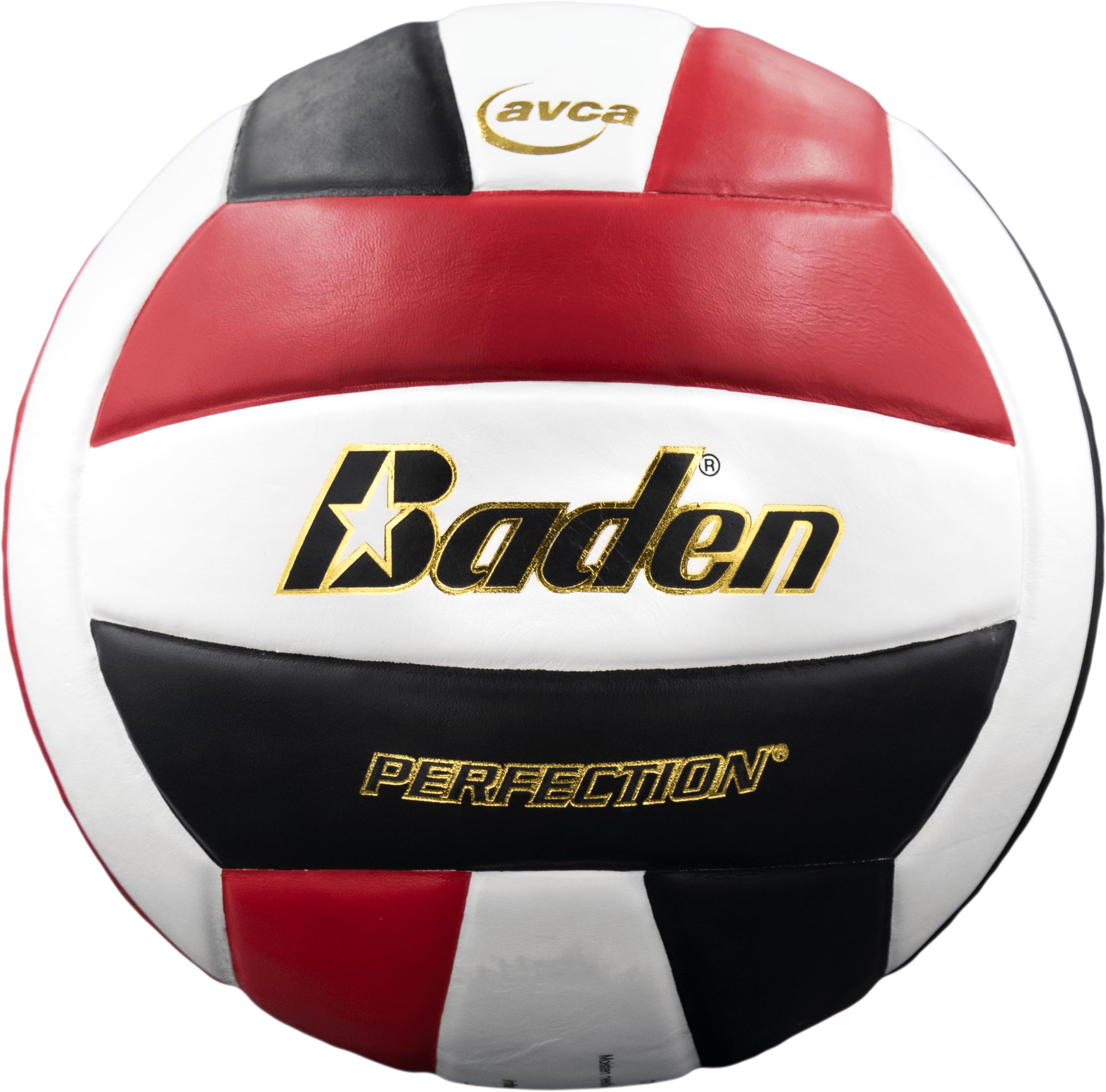 Baden | Perfection | Premium Leather | Indoor Official Game Volleyball | 13U to College | Official Size + Weight | NFHS + AVCA Approved