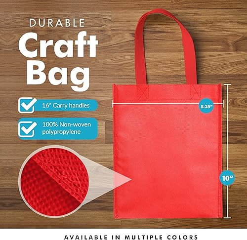 Miniatura 3 de Pack de 25 bolsas reutilizables para regalos, fiestas, almuerzo., Rojo