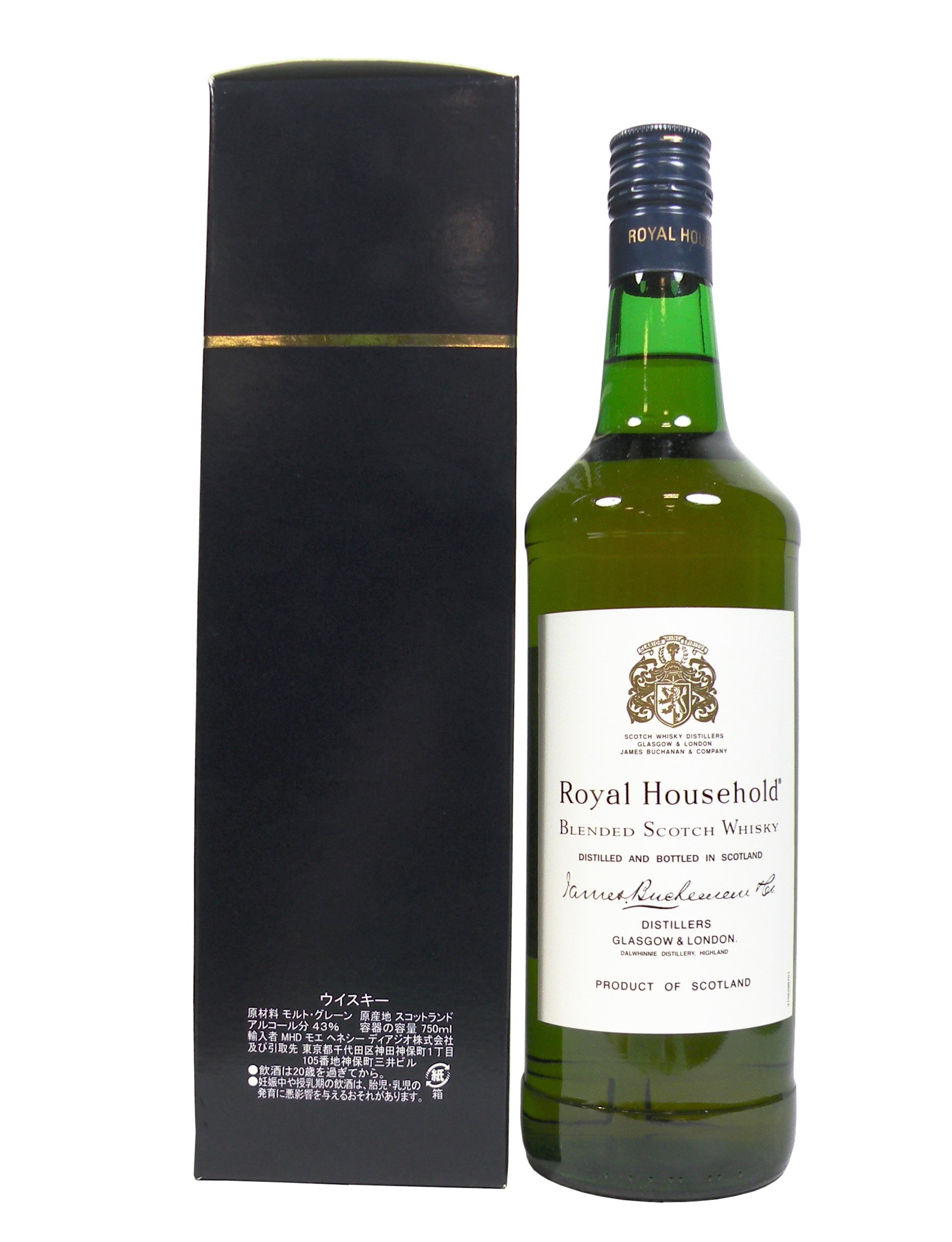 未開栓 ロイヤルハウスホールド 750ml 43％ 2J-11-3-101498-A｜ウイスキー