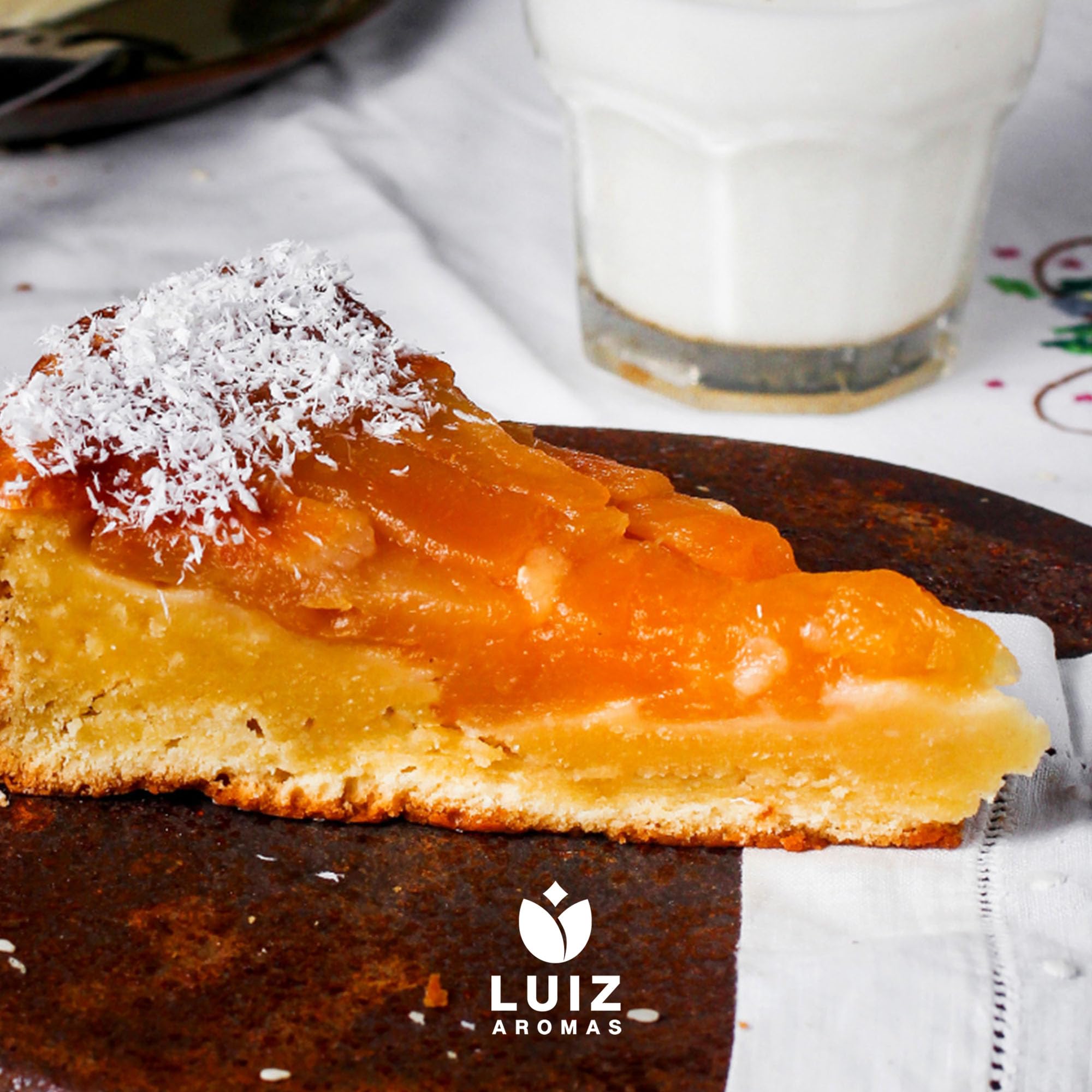 LUIZ AROMAS | Aroma Melocotón - Aroma Alimentario en Gotas para dulces de Hornear, Pasteles, Bizcochos y Tartas | Producto Vegano sin Calorías y sin Azucar | Producto 100% Italiano (30g)