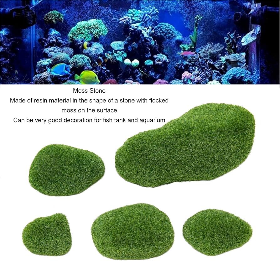 60x30x36cm水槽用レイアウト苔付け(フェイク苔) 60x30x36cm水槽用レイアウト苔付け(フェイク苔)