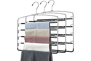 Space-Saving Slacks Hangers for Women - The Ultimate Closet Organizers