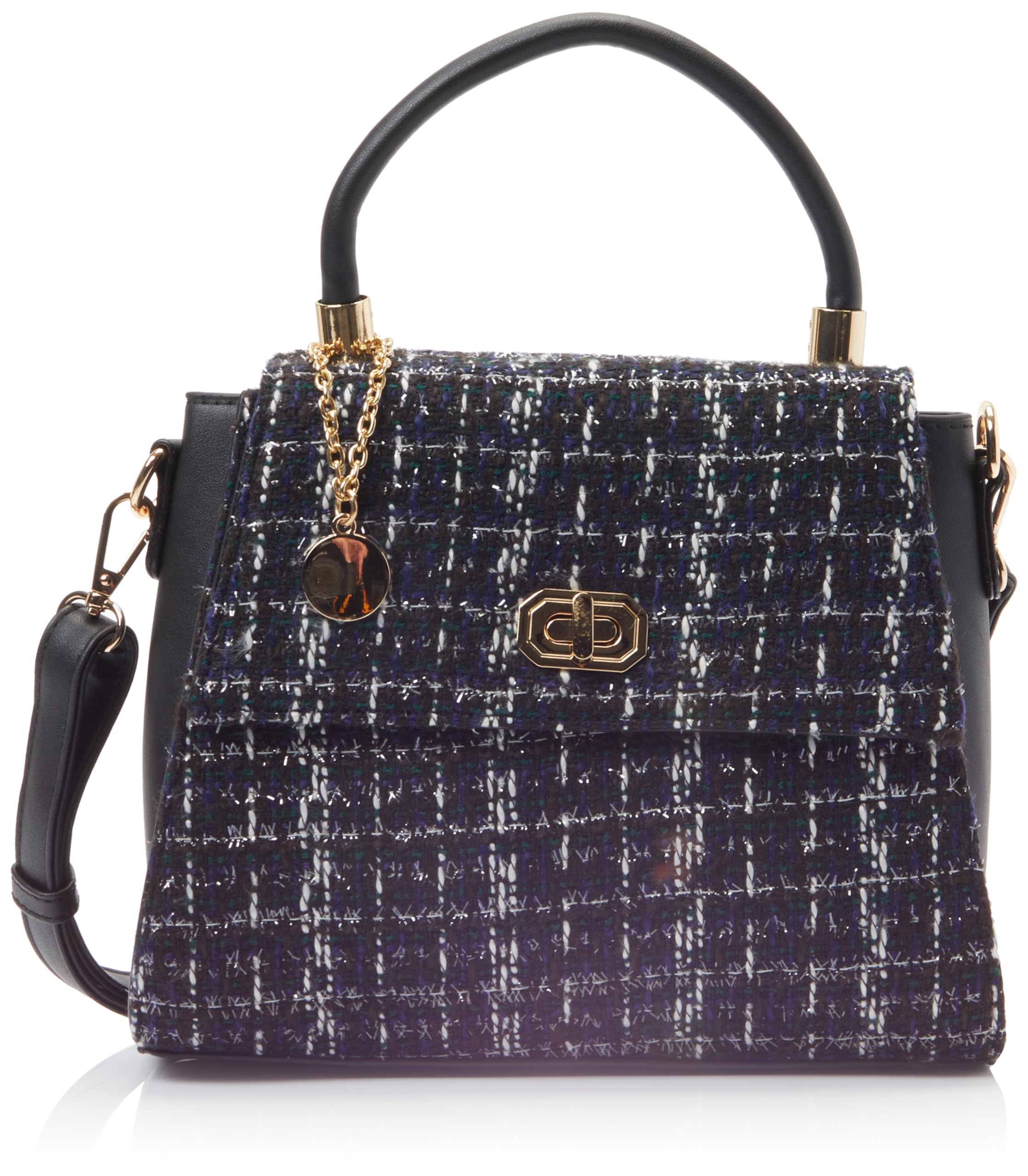 FENIA Women's Handbag Shopper, Black, One Size