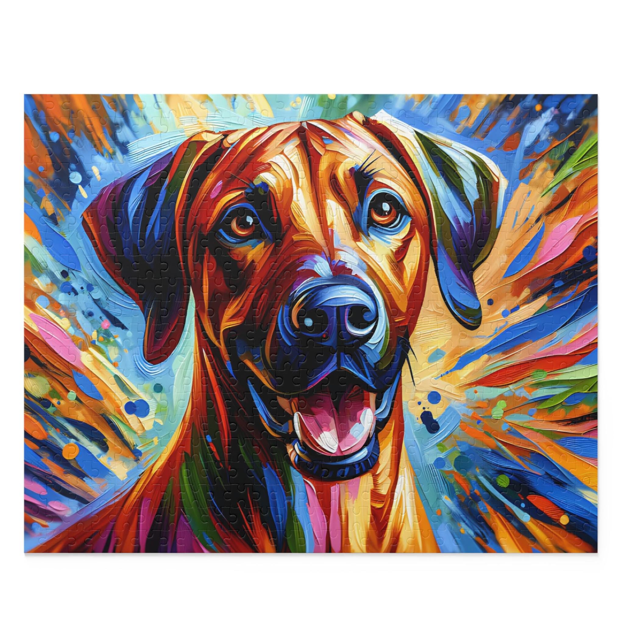Rhodesian Ridgeback Dog Jigsaw Puzzle | 1000 Pieces | Gifts For Family, Kids, Pet Dog Lovers