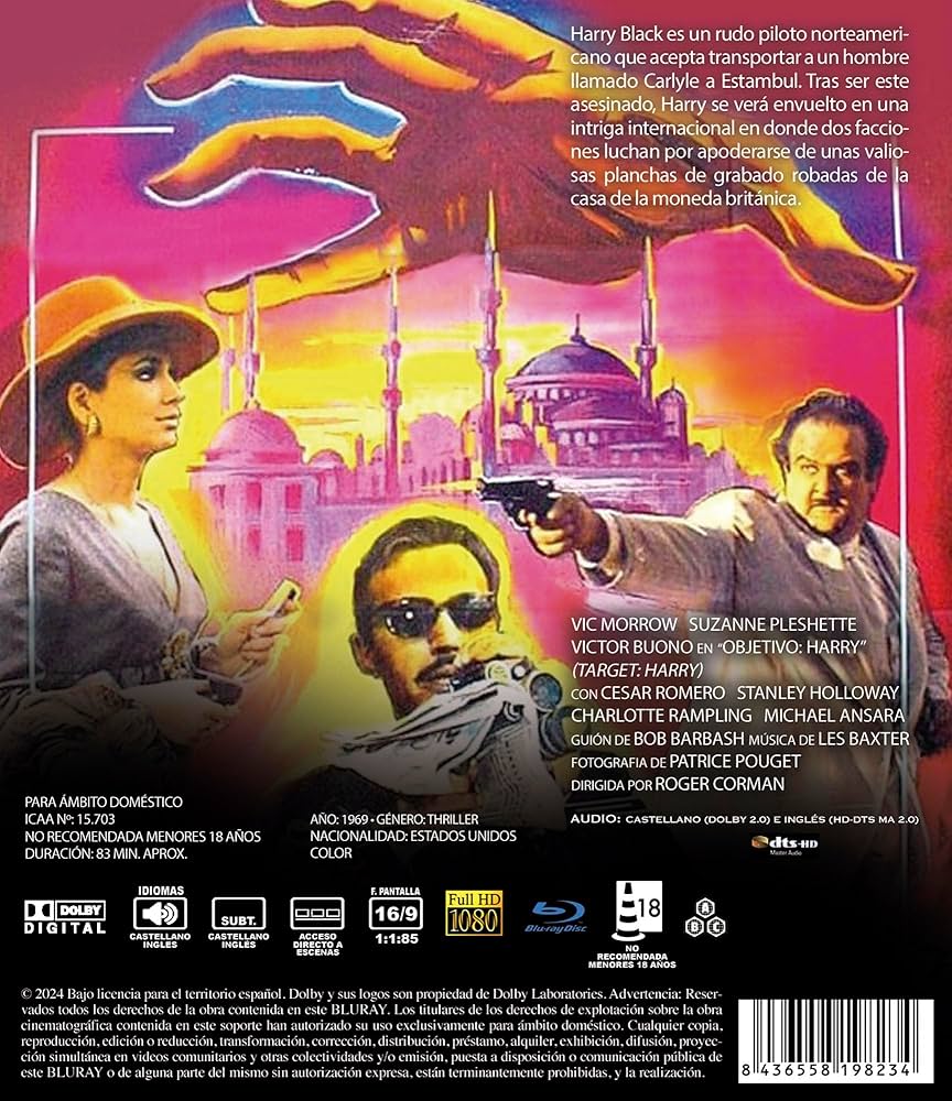 Objetivo Harry BD 1969 Target: Harry [Blu-ray]: Amazon.es