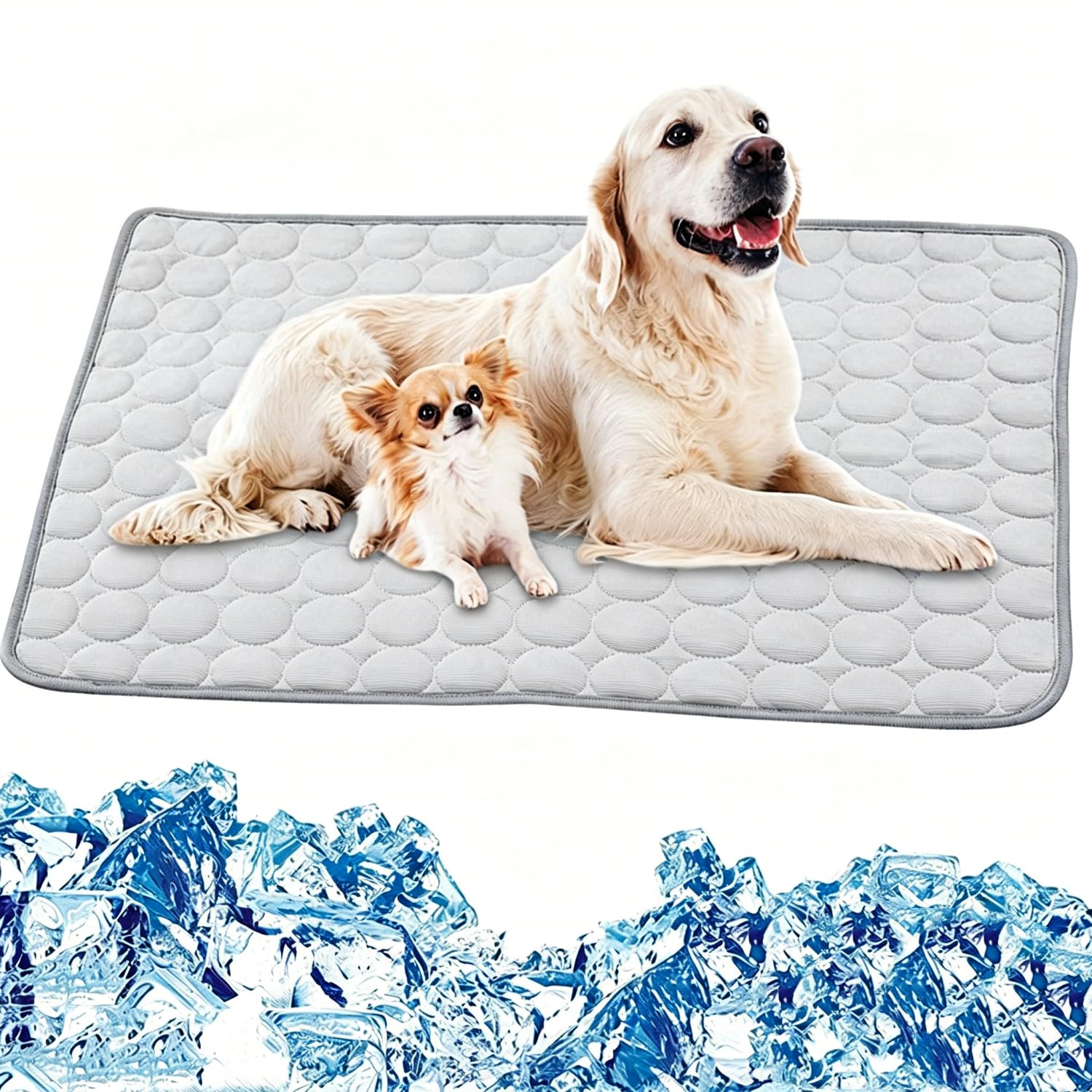 CHNNIjidser Dog Cooling Mat,Reusable Comfortablecooling Mat For Dogs,Summer Cool Mat For Dogs, Pet Cooling Pads For Cat Puppy,Washable Self Pet Cooling Pad For Cat Puppy Dogs