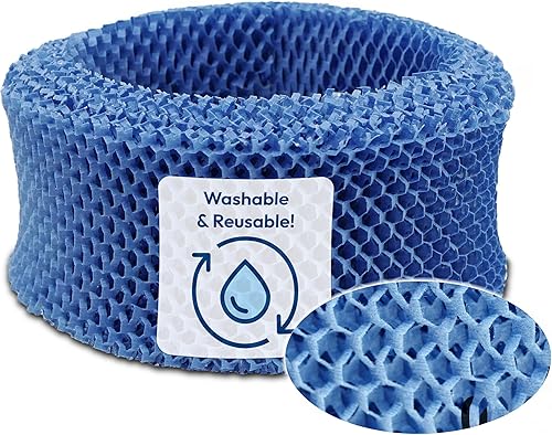 Reemplazo de filtro reutilizable compatible con filtros de mecha Holmes HWF 62 Filtro A, Sunbeam SF212, Honeywell HC 25, HWF 62