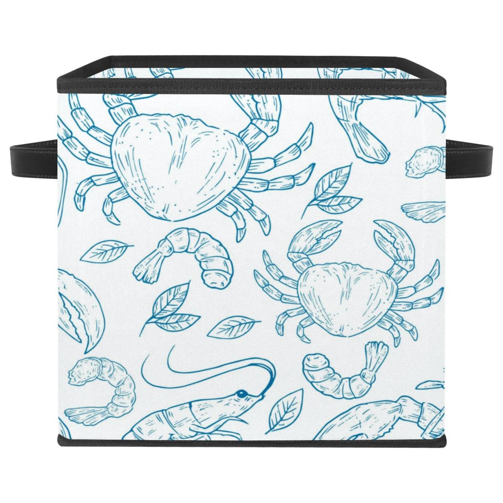Boîte de rangement pliable cube en tissu pour organiser le placard et la chambre