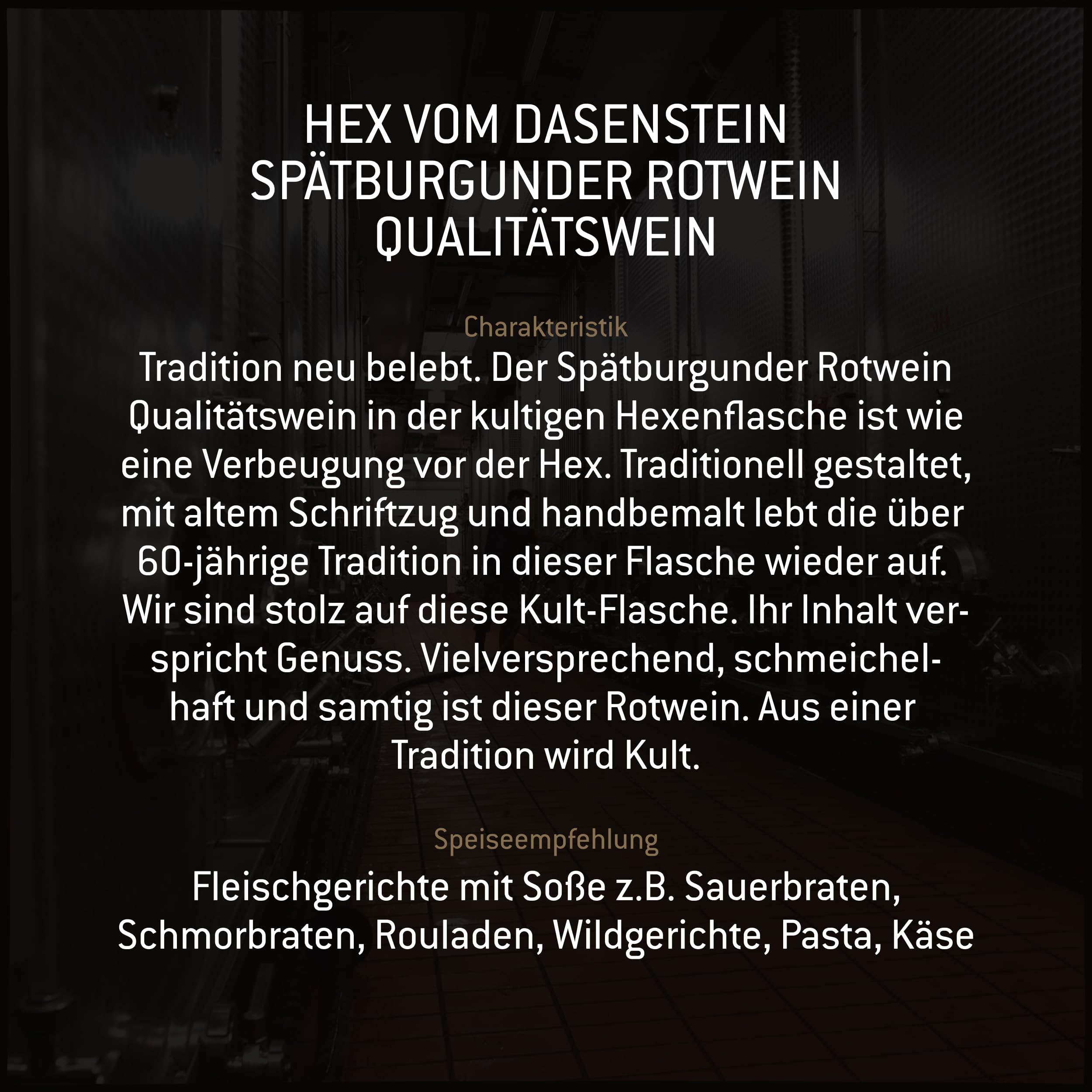 Hex vom Dasenstein Hexenflasche Geschenk-Set - Weißwein Cuvée & Spätburgunder Rotwein in der Geschenkbox, fruchtige Eleganz & samtiger Genuss, Qualitätsweine aus der Ortenau (2 x 0,75l)
