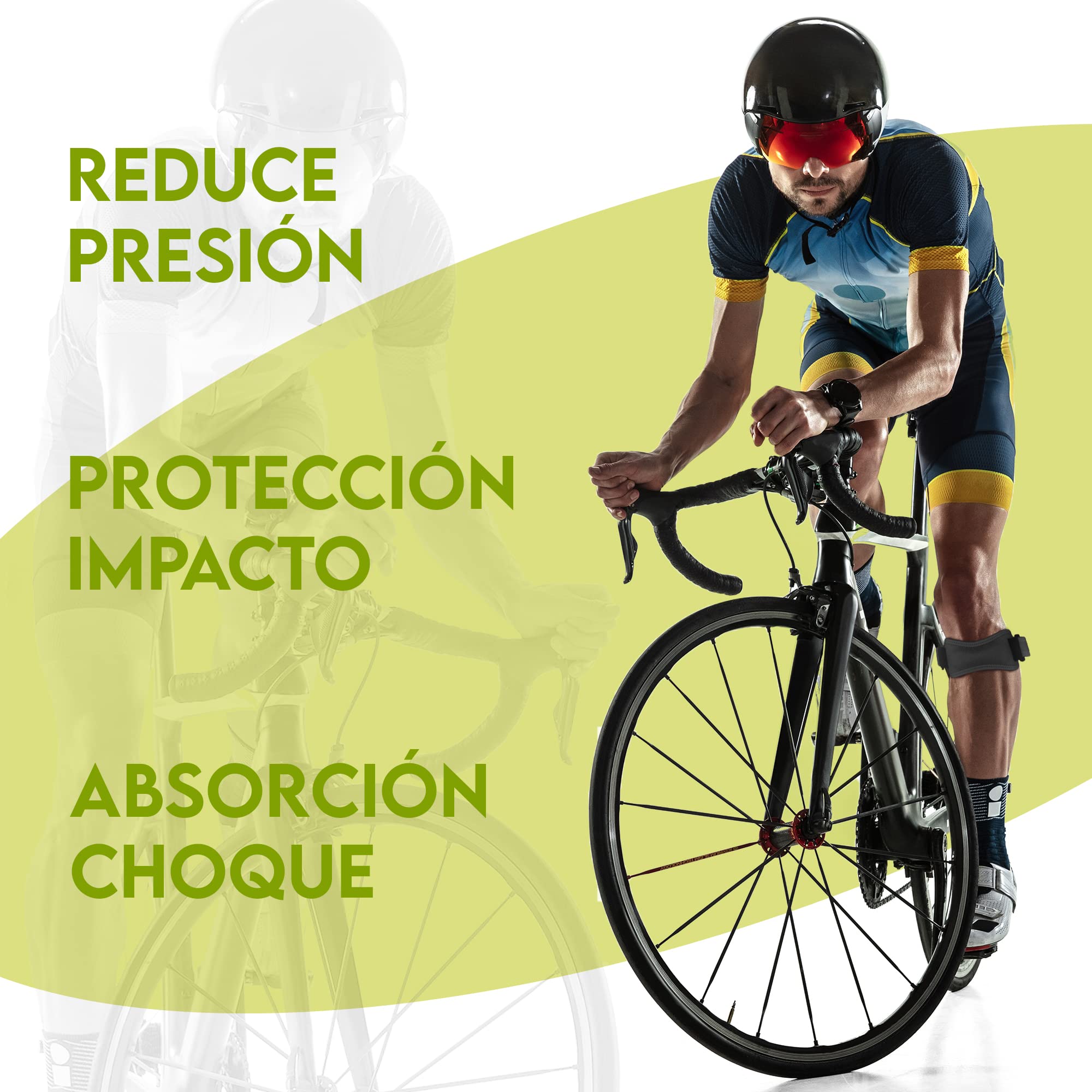 FEVAN Pack 2 Rodilleras Ajustable para Menisco y Ligamento, de Neopreno - Rodilleras Rotulianas Antideslizantes - Unisex - para Crossfit (Negro)