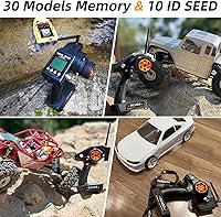 Vista 4 de Radiolink RC4GS V3 Transmisor y Receptor RC de 5 Canales, Controlador Remoto de Superficie de 2.4GHz R6FG Gyro RX Combo, Almacenamiento de 30