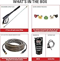 Vista 4 de Simpson Cleaning Lavadora a Presión de Gas de 4200 PSI, Lavadora a Presión de 4.0 GPM para Uso Comercial, Motor Honda GX390, Manguera Trenzada