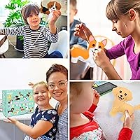 Vista 5 de CiyvoLyeen Kit de Costura de Perro para Niños – Divertido Conjunto de Manualidades de Felpa para Costura para Niñas y Niños – Juego de Regalo