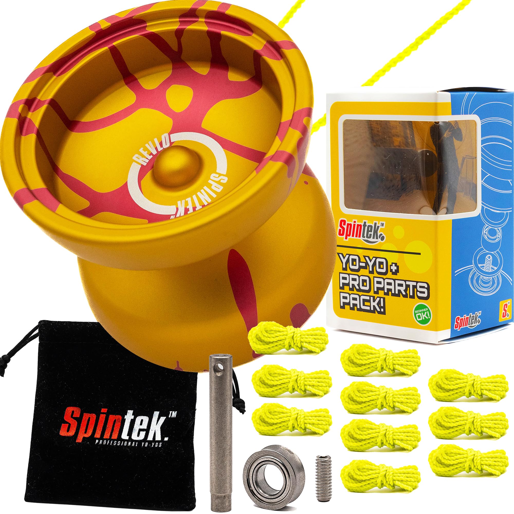 REVLO | A High End Professional Yoyo | The Yo Yo for Adults with Pro Yo-yo String Included | Easily Switch Between Responsive & Unresponsive Yoyoing | Master Both Pro and Beginner Tricks