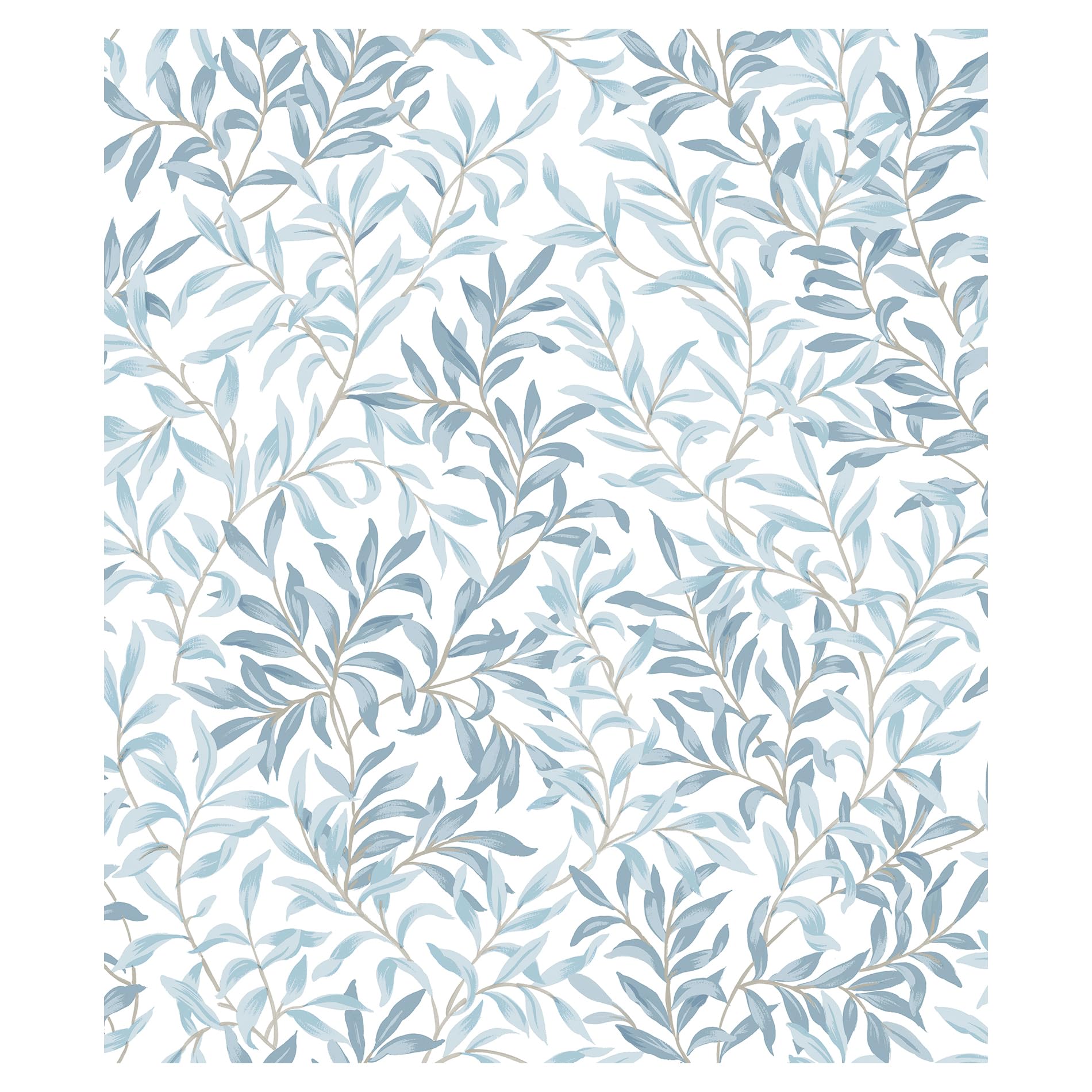 Papier peint autocollant haut de gamme motif vignes de terrasse bleu nuage NUS6100