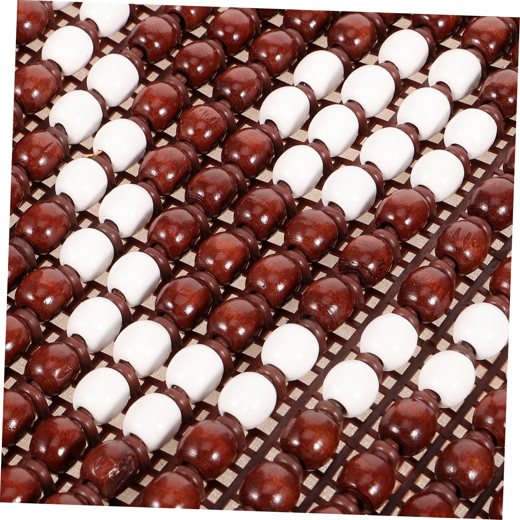 Cuscino Sedile Auto in Legno a Perle, Copertura Estiva Singola | Vacanze Estive, Comfort Circolazione D'aria e Superficie Antiscivolo, Accessorio Auto per Sedile e Sedia