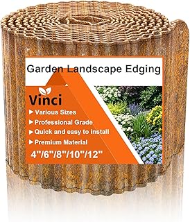10 Field Fence Ideas for Backyards With a Rustic Look 50 Vinci Garden Landscape Edging Border, 12 Inch x 20 FT Corrugated Sturdy ...