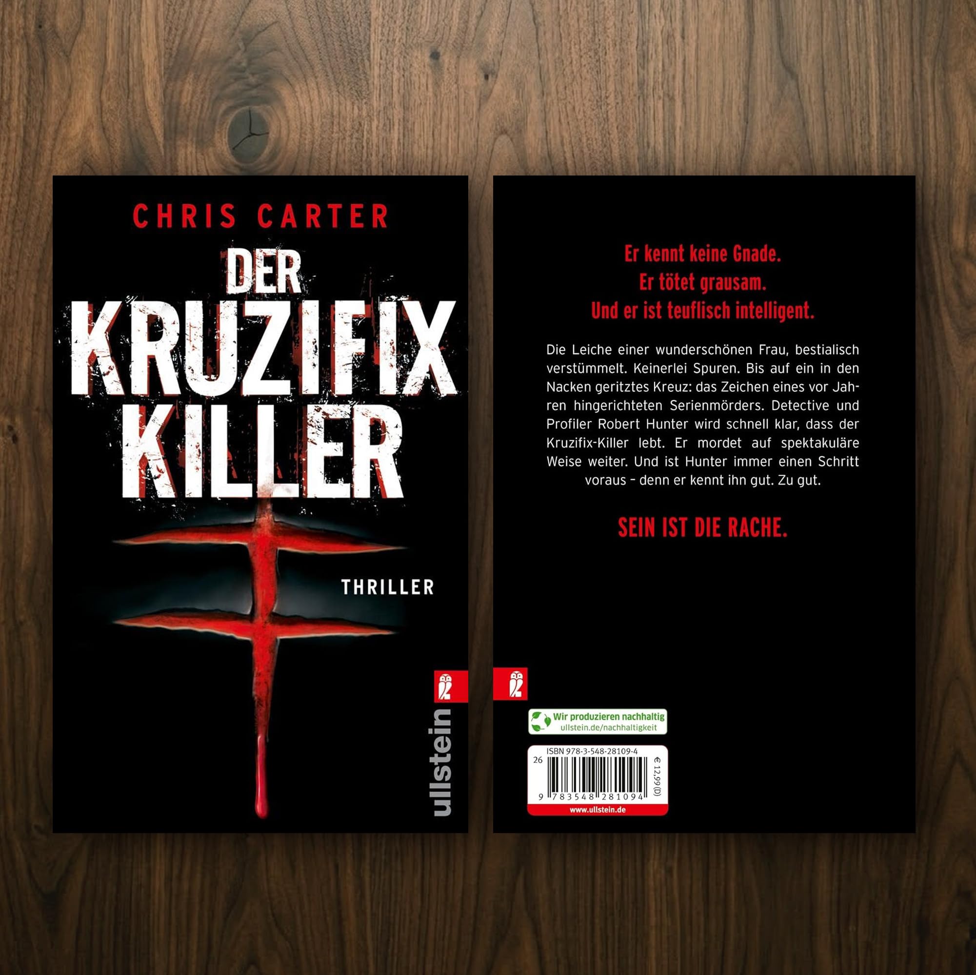 Chris Carter - Hunter und Garcia Reihe Band 1-13 Thriller Buchset: Der Kruzifix Killer, Der Vollstrecker, Der Knochenbrecher, u.W. Kriminalromane - Psychothriller Krimi mit exklusivem Lesezeichen