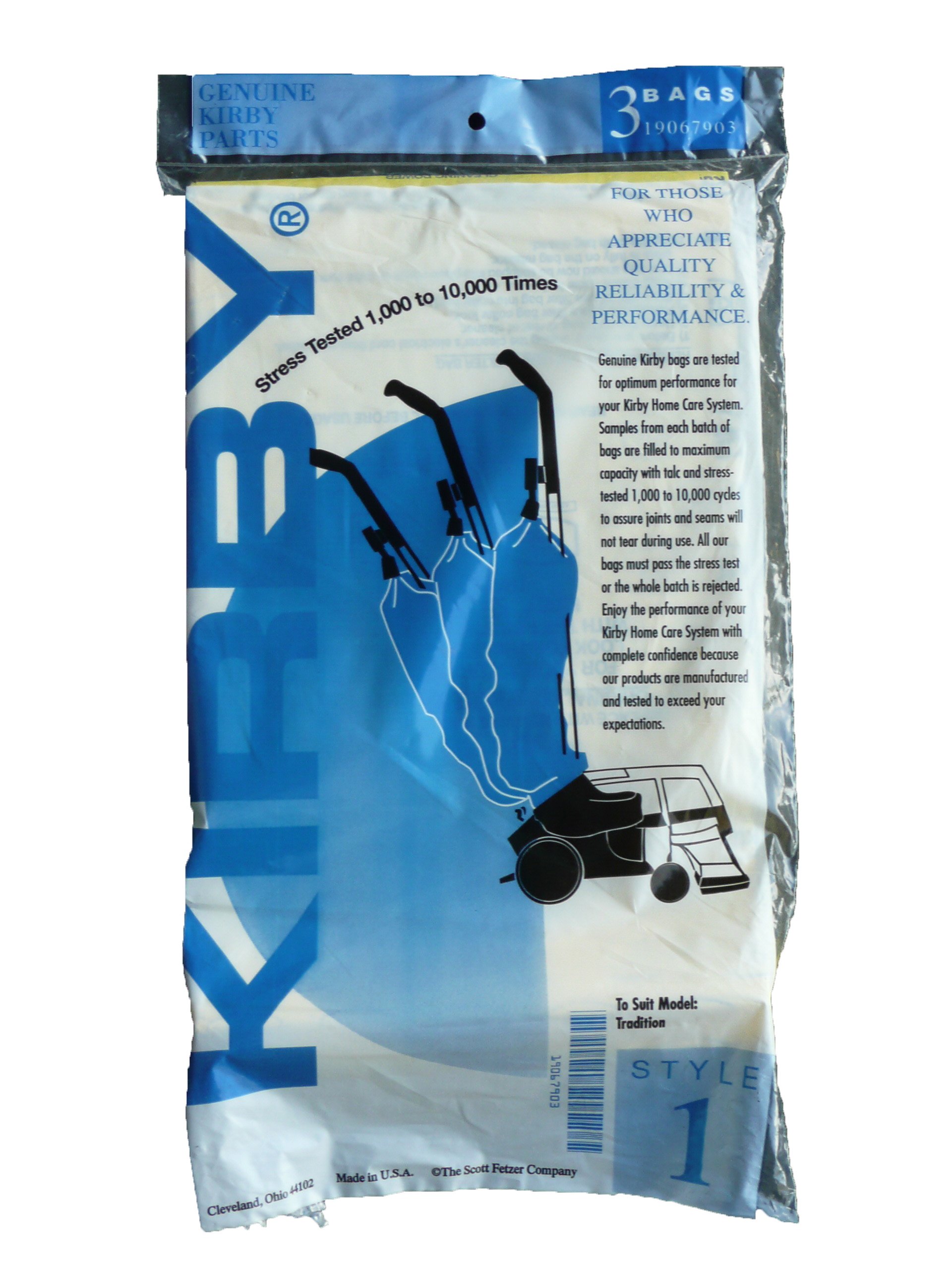 Kirby190679S Paper Vacuum Filter Bags 3 Included