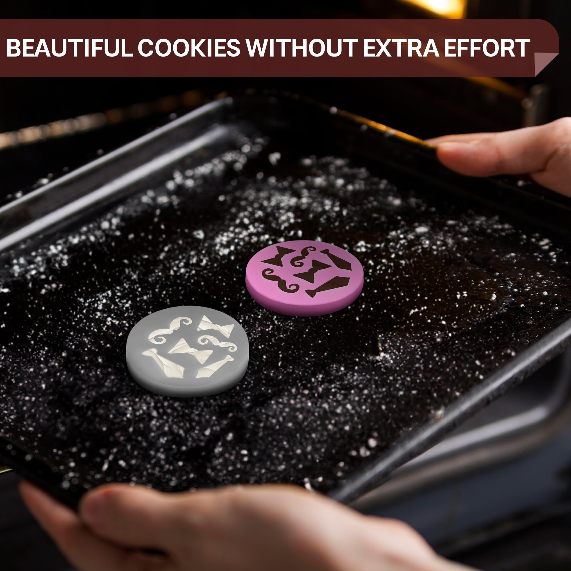2 moldes para pajarita de chocolate, cortadores de galletas, decoración para tartas del día del padre, moldes de cumpleaños, moldes para hornear, moldes de silicona para barba, molde de silicona para