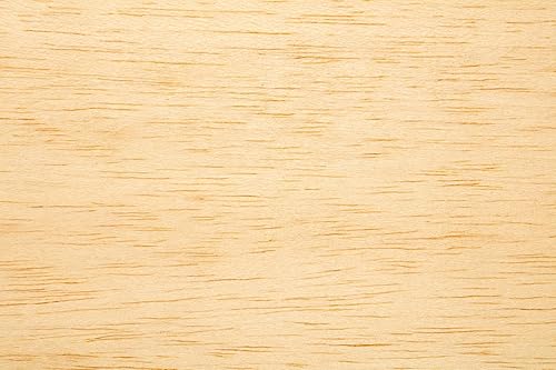Miniatura 6 de Binos - Hojas de madera de balsa, tablón fino de madera de balsa, perfecto para modelar, manualidades, aficiones, láser, quema de madera, aviones
